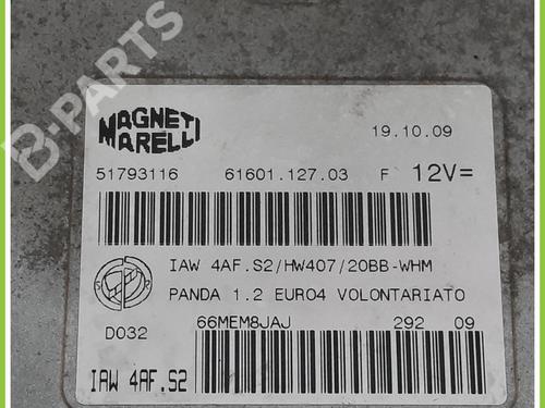 Engine control unit (ECU) FIAT PANDA (169_) 1.2 Natural Power (169.AXB1A) | BP11370815M57 