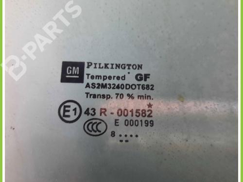 Rear right door window OPEL ZAFIRA A MPV (T98) 1.6 CNG (F75) | BP11722126C21 