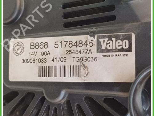 Alternator FIAT PUNTO EVO (199_) 1.3 D Multijet (199AXC1A, 199BXC1A, 199AXT1A, 199BXT1A) | BP17139652M7