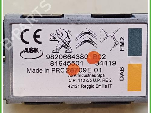 Radio PEUGEOT 2008 II (UD_, US_, UY_, UJ_, UR_, UC_) 1.2 PureTech 130 (USHNS, URHNS) | BP16204383E6 