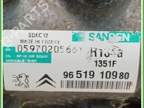 AC compressor PEUGEOT 307 (3A/C) 1.6 16V | BP27409510M34 