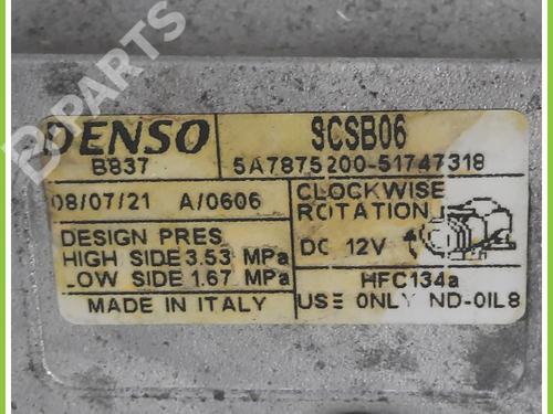 AC compressor FIAT PUNTO (188_) 1.2 60 (188.030, .050, .130, .150, .230, .250) | BP11369078M34 