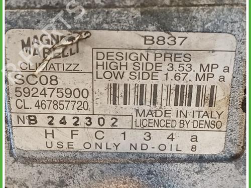 AC compressor FIAT PUNTO (188_) 1.2 60 (188.030, .050, .130, .150, .230, .250) | BP29563819M34 