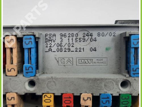 Fuse box CITROËN XSARA PICASSO (N68) 2.0 HDi | BP11369459E1 