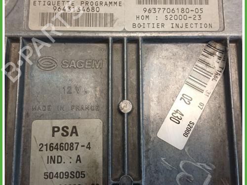 Computer motormanagement PEUGEOT 206 Hatchback (2A/C) 1.4 i | BP28056039M57 