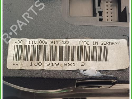 Instrument cluster VW GOLF IV (1J1) 1.6 | BP21801156C47 