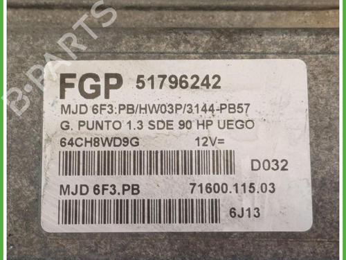Engine control unit (ECU) FIAT GRANDE PUNTO (199_) 1.3 D Multijet (199.AXD11, 199.AXD1A, 199.AXD1B,... | BP40146376M57 - Image 2