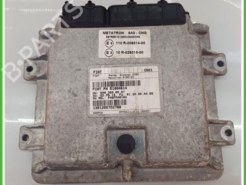 Used Engine control unit (ECU) FIAT PANDA (169_) 1.2 Natural Power (169.AXB1A) (60 hp) 18417284