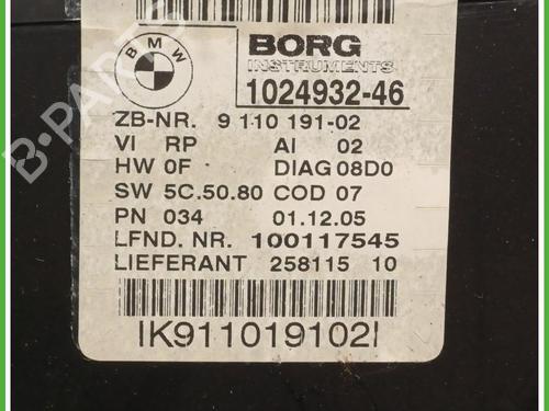 Instrument cluster BMW 1 (E87) 116 i | BP23649113C47 