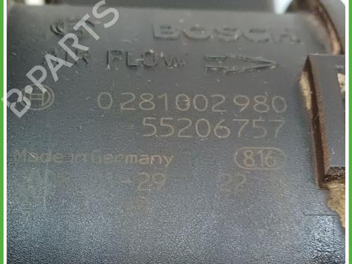Mass air flow sensor FIAT GRANDE PUNTO (199_) 1.3 D Multijet (199.AXD11, 199.AXD1A, 199.AXD1B,... | BP17645043M95 