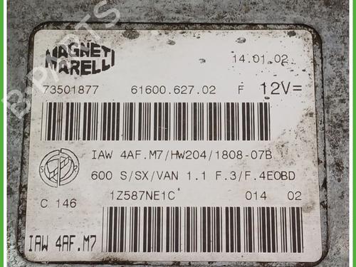 Engine control unit (ECU) FIAT SEICENTO / 600 (187_) 1.1 (187AXB, 187AXB1A, 187AXC1A02) | BP19278881M57 