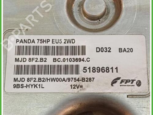 Engine control unit (ECU) FIAT PANDA (169_) 1.3 D Multijet (169AXG1A, 169AXD1A) | BP40138863M57 - Image 2