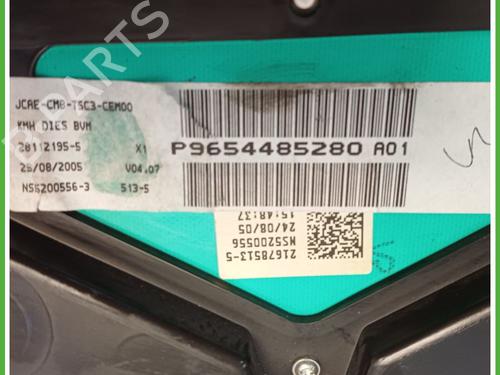Instrument cluster PEUGEOT 307 SW (3H) 1.6 HDI 110 | BP24850317C47 