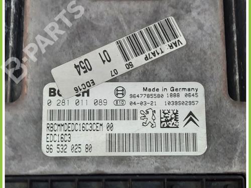 Engine control unit (ECU) PEUGEOT 206 Hatchback (2A/C) 1.4 HDi eco 70 | BP11370879M57 