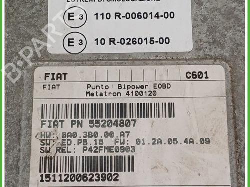 Engine control unit (ECU) FIAT PUNTO (188_) 1.2 Natural Power | BP19253458M57 
