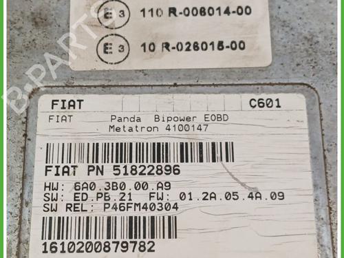 Engine control unit (ECU) FIAT PANDA (169_) 1.2 Natural Power (169.AXB1A) | BP18667691M57 