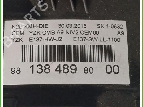 Instrument cluster PEUGEOT 2008 I (CU_) 1.6 BlueHDi 75 | BP26706015C47 