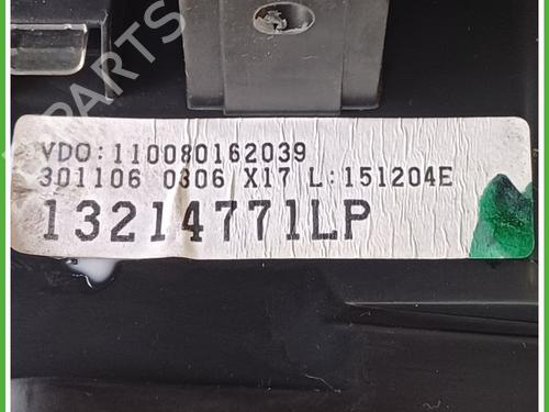 Instrument cluster OPEL MERIVA A MPV (X03) 1.4 16V Twinport (E75) | BP19935057C47 