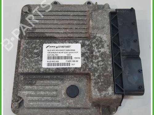 Used Engine control unit (ECU) LANCIA MUSA (350_) 1.3 D Multijet (350.AXG11, 350.AXG1A) (90 hp) 12214086