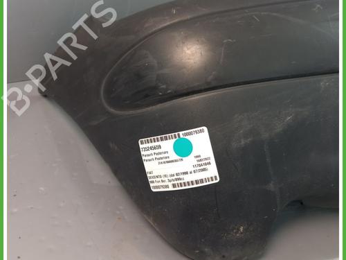 Rear bumper FIAT SEICENTO / 600 (187_) 0.9 (187AXA, 187AXA1A) | BP14973561C8 