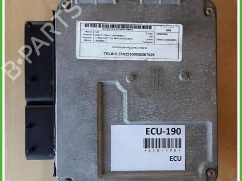 Engine control unit (ECU) FIAT DOBLO Box Body/MPV (223_) 1.3 JTD 16V | BP40130108M57 - Image 4