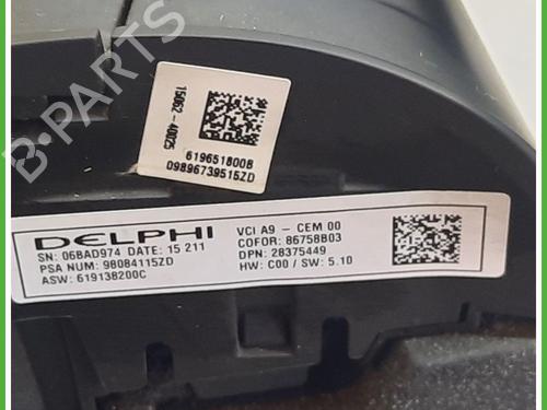 Steering wheel PEUGEOT 208 I (CA_, CC_) 1.6 HDi | BP14831155C49 
