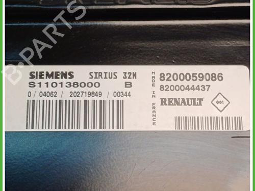 Engine control unit (ECU) RENAULT CLIO II (BB_, CB_) 1.2 (BB0A, BB0F, BB10, BB1K, BB28, BB2D, BB2H, CB0A,... | BP21393762M57 