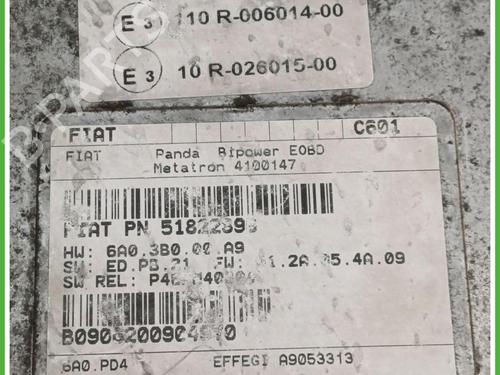Engine control unit (ECU) FIAT PANDA (169_) 1.2 Natural Power (169.AXB1A) | BP40141253M57 - Image 2