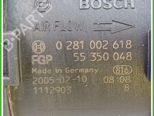 Mass air flow sensor OPEL ASTRA H (A04) 1.7 CDTI (L48) | BP15607887M95 