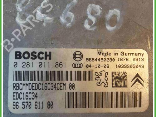 Engine control unit (ECU) CITROËN C2 (JM_) 1.4 HDi | BP40130084M57 - Image 2