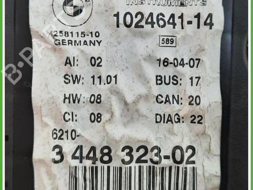 Instrument cluster BMW X3 (E83) 2.0 d | BP15369614C47 