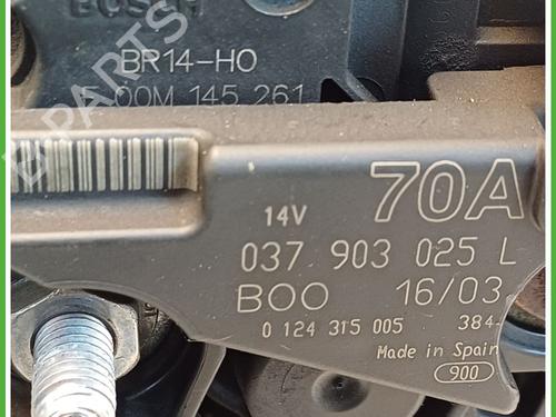 Alternator VW LUPO I (6X1, 6E1) 1.0 | BP27409775M7 