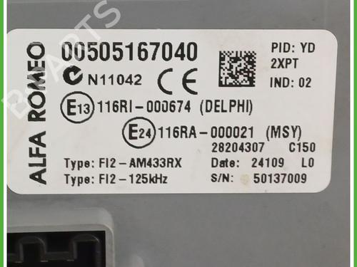 Fuse box ALFA ROMEO MITO (955_) 1.3 MultiJet (955AXH1B, 955AXT1A) | BP20233647E1 