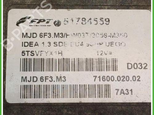 Engine control unit (ECU) FIAT IDEA (350_) 1.3 D Multijet | BP40145624M57 - Image 2