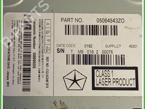 Radio FIAT FREEMONT (345_) 2.0 JTD 4x4 | BP30169415E6