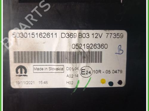 Instrument cluster FIAT DOBLO Cargo (263_) 1.6 D Multijet (263WXD1B, 263WXR1B, 263WXX1B, 263ZXD1B,... | BP29475960C47 