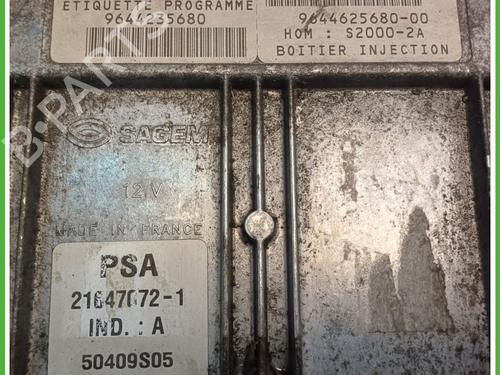 Engine control unit (ECU) PEUGEOT 206 Hatchback (2A/C) 1.4 i | BP26688337M57 