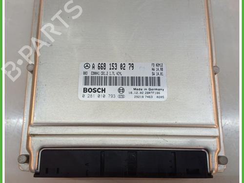 Used Engine control unit (ECU) MERCEDES-BENZ A-CLASS (W168) A 170 CDI (168.009, 168.109) (95 hp) 16834652