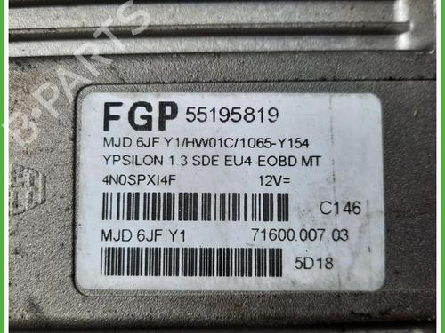 Engine control unit (ECU) LANCIA YPSILON (843_) 1.3 JTD (843.AXD11, 843.AXD1A) | BP40131089M57 - Image 2
