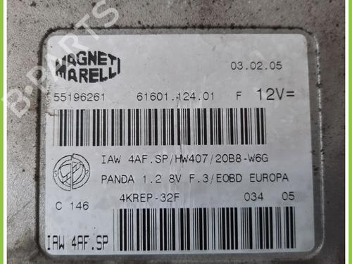 Engine control unit (ECU) FIAT PANDA (169_) 1.2 (169.AXB11, 169.AXB1A) | BP13319262M57 
