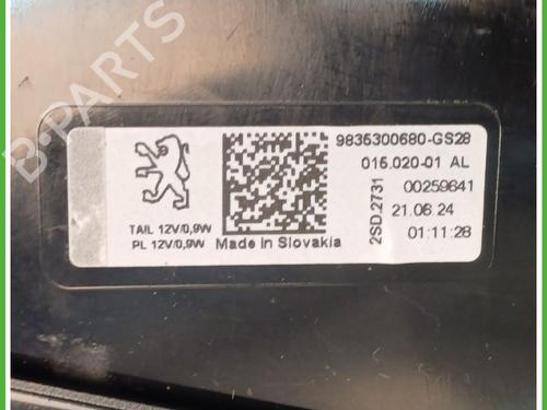 Left taillight PEUGEOT 308 SW III (FC_, FJ_, FR_, F4_, FN_) PureTech 130 (FRHNSL, FRHNST) | BP26902350C34 