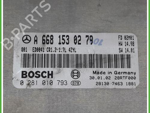Engine control unit (ECU) MERCEDES-BENZ A-CLASS (W168) A 170 CDI (168.009, 168.109) | BP12909945M57 