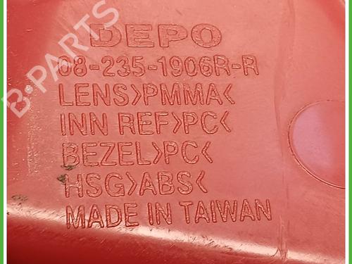 Right taillight CHEVROLET AVEO / KALOS Hatchback (T250, T255) 1.2 | BP24950952C35 