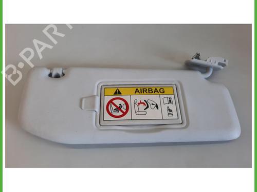 Right sun visor PEUGEOT 208 I (CA_, CC_) 1.6 HDi | BP13927637I2 