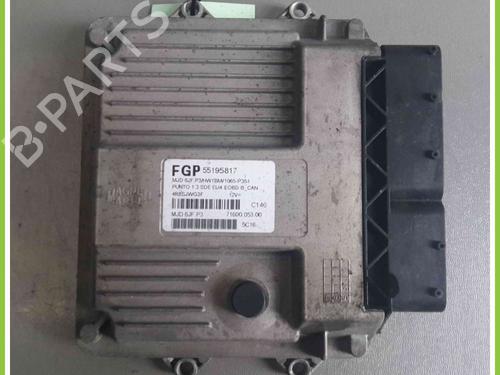 Used Engine control unit (ECU) FIAT PUNTO (188_) 1.3 JTD 16V (70 hp) 13319186