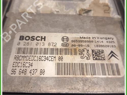 Engine control unit (ECU) PEUGEOT 207 SW (WK_) 1.6 HDi | BP40075954M57 - Image 3