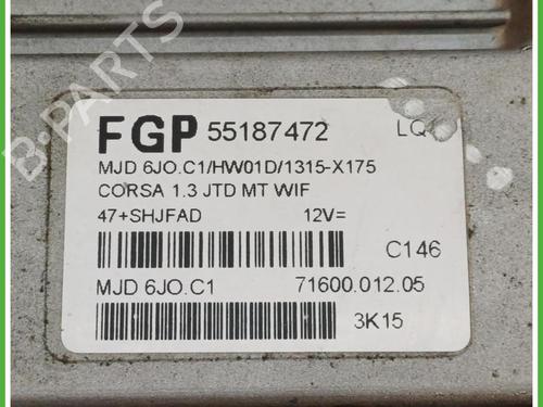 Engine control unit (ECU) OPEL CORSA C (X01) 1.3 CDTI (F08, F68) | BP40141268M57 - Image 2