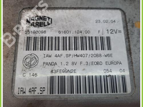 Engine control unit (ECU) FIAT PANDA (169_) 1.2 (169.AXB11, 169.AXB1A) | BP11370748M57 