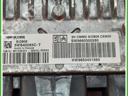 Engine control unit (ECU) CITROËN C2 (JM_) 1.4 HDi | BP11825778M57 