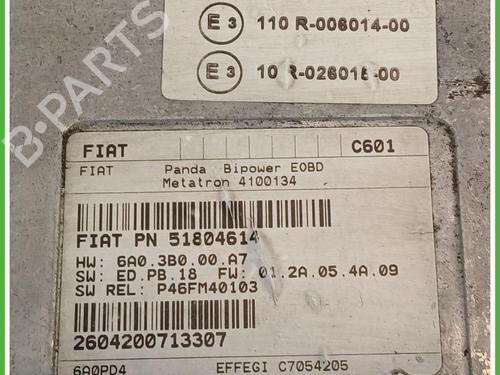 Engine control unit (ECU) FIAT PANDA (169_) 1.2 Natural Power (169.AXB1A) | BP40144577M57 - Image 2